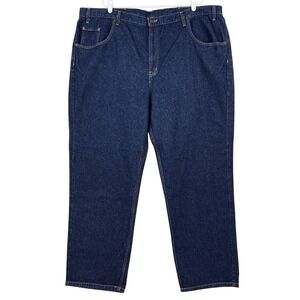 RURAL KING Men's Work Denim Jeans 48X30 Regular Fit Over Boots Cotton Blue NWT
